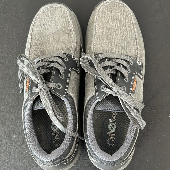 Ortho feet gray Oxford men’s 10m - Picture 4 of 8